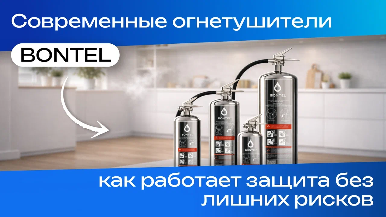 Современные огнетушители BONTEL: как работает защита