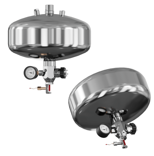Suspended fire suppression module