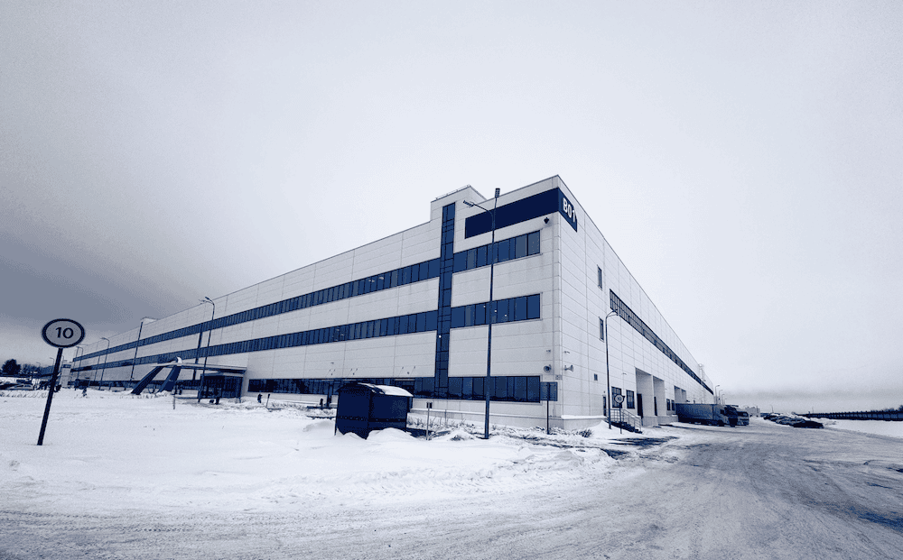 Finished goods warehouse in the Tatarstan