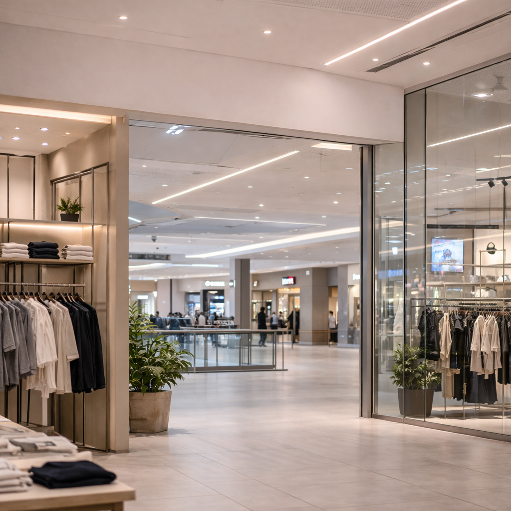 Shopping centers and stores
